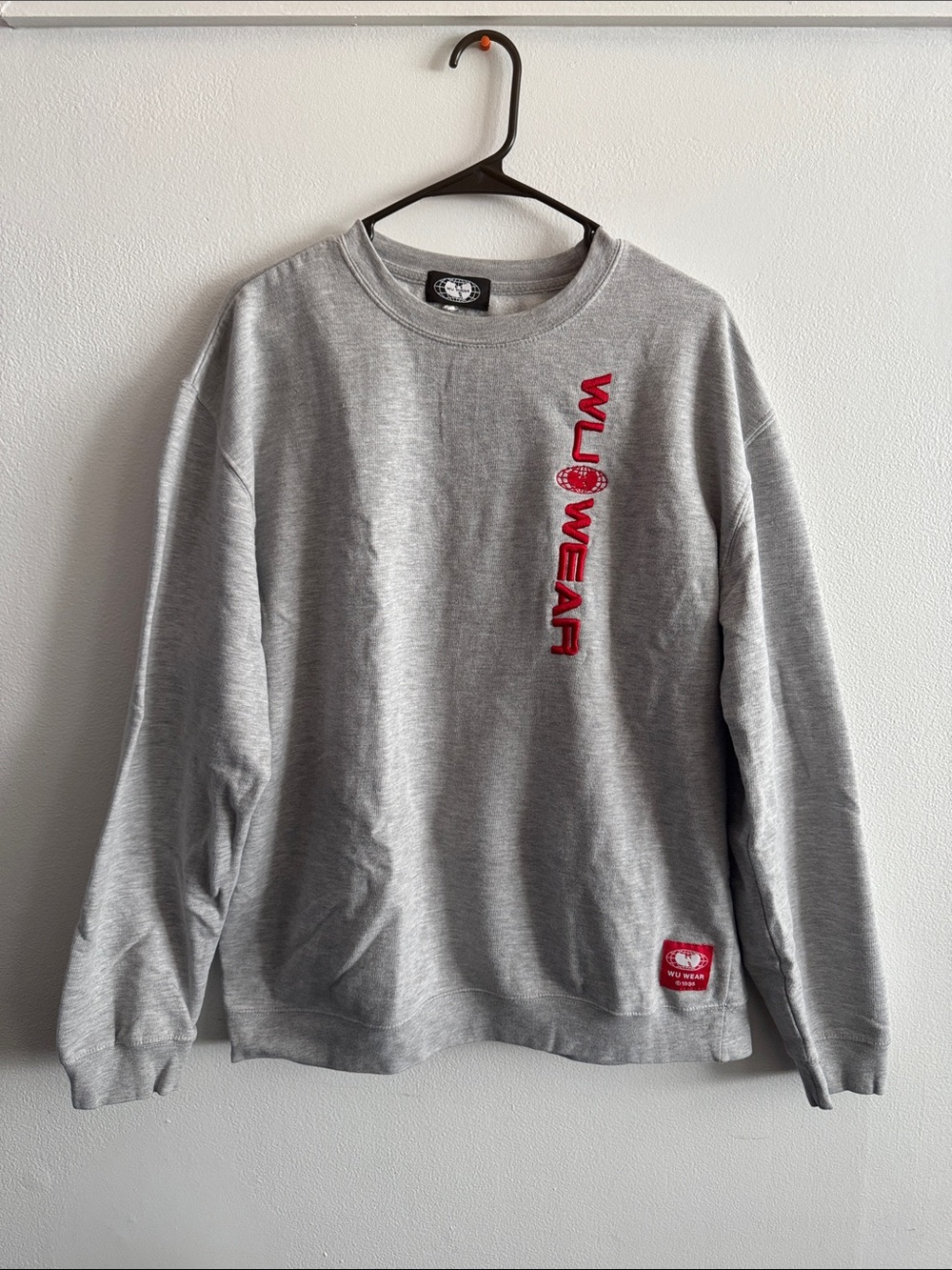 WU Wear 1995 Wu-Tang Clan Men's Grey Crewneck Sweatshirt size XL